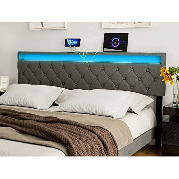 Headboard Usb Ports And Lights