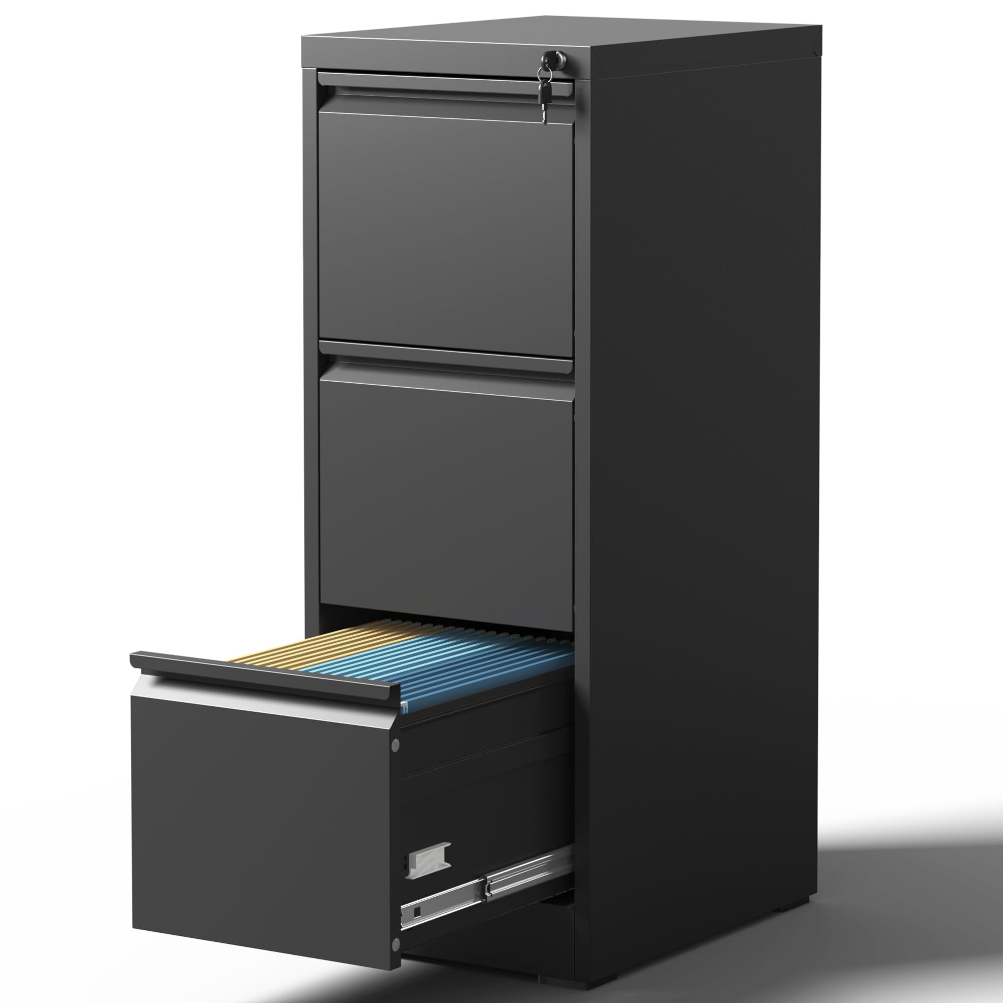 IKIMI 3 Drawer File Filing for Home Office