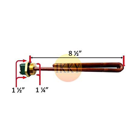 IKKY HEAT, Heating Element HE4K208VC, 4000W-208V, Compatible with Bostemp, EcoSmart, Eemax, iHeat, Rheem, Richmond, Titan, Electric Tankless Water Heaters, Copper Material
