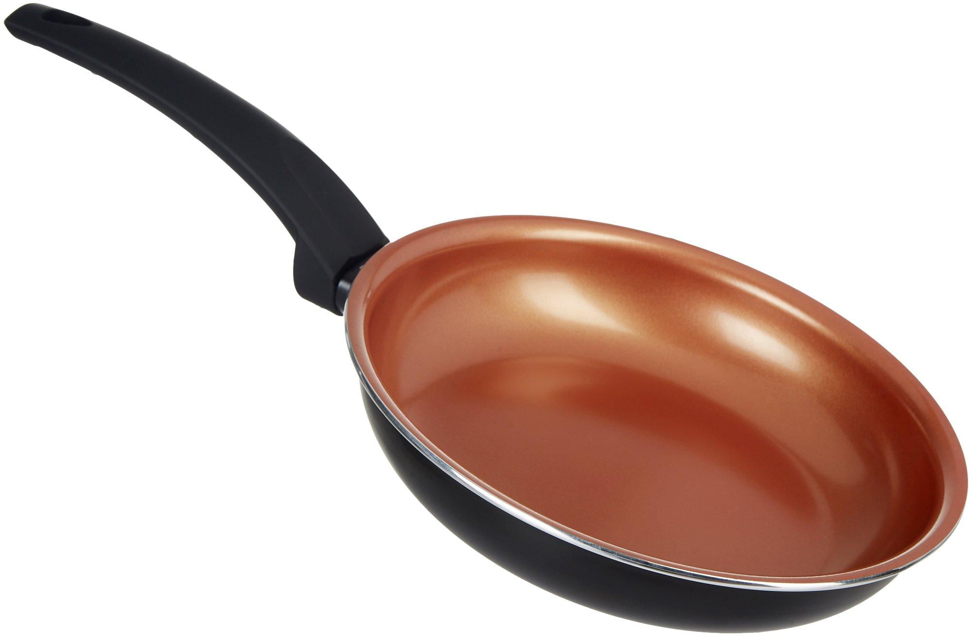 IKO 8'' Copper Collection Ceramic Fry Pan One Size Black
