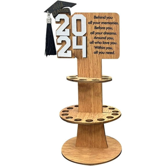 IKOMMI 2024 New Graduation Gift Money Holder Congratulation Card Holder Money Cake for Graduation Party Graduation Gift Cake Layered Wallet Ornament