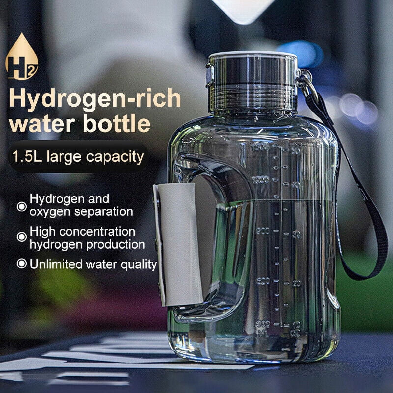 Hydrogen Water Bottle That You Can Use Tap Water In IKOMMI 1.5L Hydrogen Water Ionizer Bottle, Portable Rich Hydrogen Water