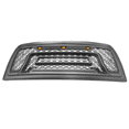 thumbnail image 1 of IKON MOTORSPORTS, Grille Compatible With 2010-2018 Dodge Ram 2500 3500, Mesh Upper Grill Shell with Signal, 1 of 9