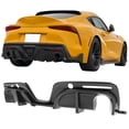 thumbnail image 1 of IKON MOTORSPORTS, Rear Diffuser Compatible With 2020-2023 Toyota GR Supra A90, Rear Bumper Lip Splitter Diffuser Valance Bodykit Replacement IKON Style PP Polypropylene, 2021 2022, 1 of 9