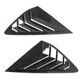 thumbnail image 1 of IKON MOTORSPORTS, Rear Side Window Louver Covers Compatible With 2023-2024 Honda Accord Sedan 4-Door, IKON Style ABS 2PCS, 1 of 9