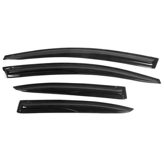 IKON MOTORSPORTS Tape on Outside Mount Window Visor Compatible With 2012-2015 Honda Civic Sedan