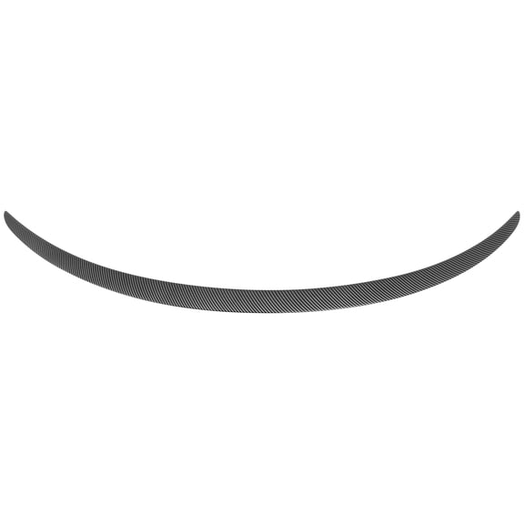 IKON MOTORSPORTS, Trunk Spoiler Compatible with 2024 Tesla Model 3, OE Style Blow Molding ABS Plastic Rear Trunk Lid Spoiler Wing Lip