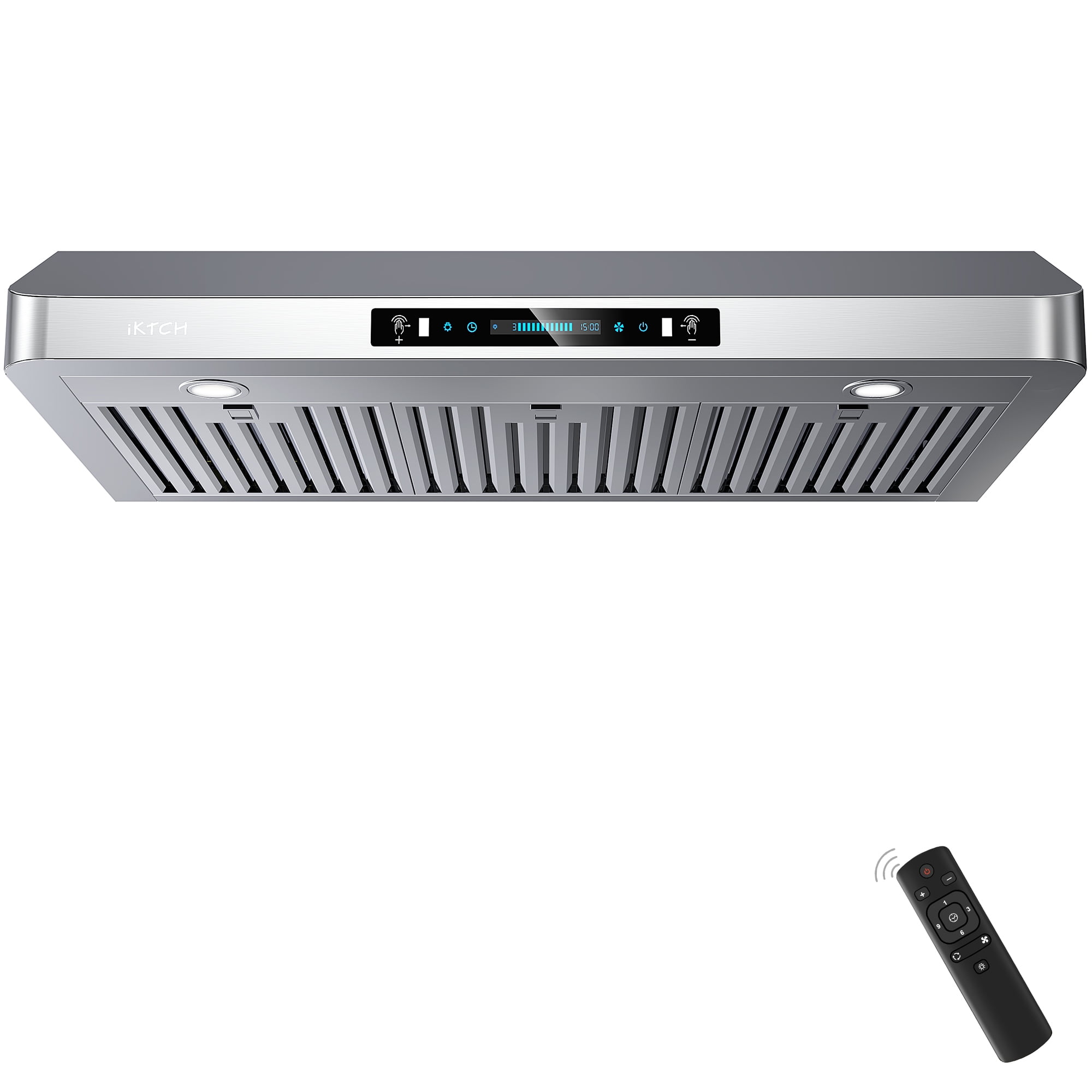 IKTCH 30/36/42 Inch Under Cabinet Range Hood, 900-CFM 4 Speed Touch  Control, Ultra-Quiet Kitchen Exhaust with Gesture Sensing - On Sale - Bed  Bath & Beyond - 37507106