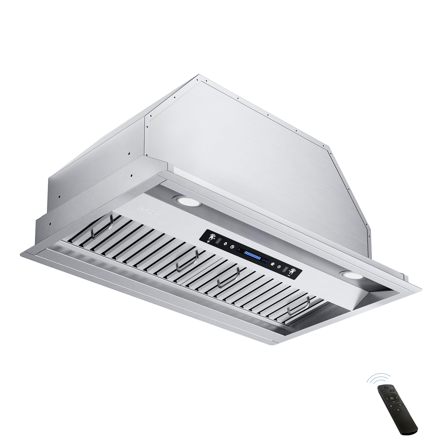 IKTCH 36 inch Builtin/Insert Range Hoods 900 CFM, Ducted/Ductless