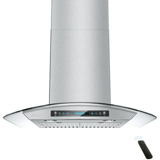 Broan-NuTone EW4830SS Stainless Steel LED, 400 30-inch Wall-Mount  Convertible Chimney-Style Range Hood with 3-Speed Exhaust Fan and Light,  460 Max