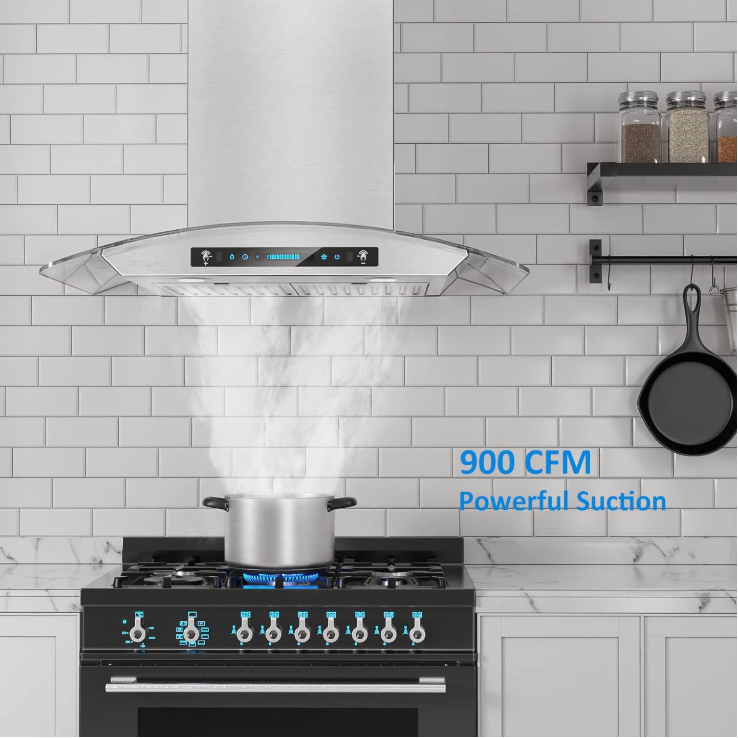 Broan EW4830SS 30 inch Stainless Wall Mount Chimney Range Hood