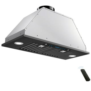 IKTCH Range Hoods 30 inch Wall Mount , 900 CFM Ducted/Ductless Range Hood with 4 Speed Fan, Pure Stainless Steel Range Hood 30 inch with Gesture