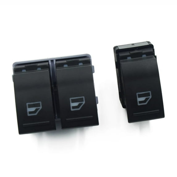 Black Driver Passenger Side Electric Window Control Lifter Switch Regulator Button Compatible With VW Volkswagen Transporter T5 T6 Car Accessories