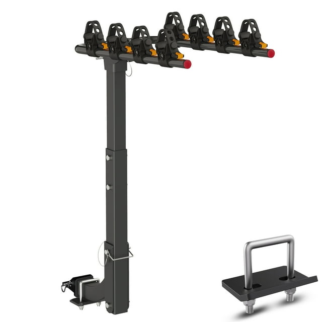 IKURAM 4 Bike Rack for Car, Bicycle Carrier Compatible with 2'' Hitch