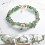 IKemiter Green Aventurine Jade Crystal Bracelet Personalized Handmade Bracelet Charming Jewellery Gift for Women