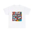 thumbnail image 1 of IL2HF (I Live To Have Fun) Kids Heavy Cotton™ T-Shirt by TWW (XS - XL), 1 of 4