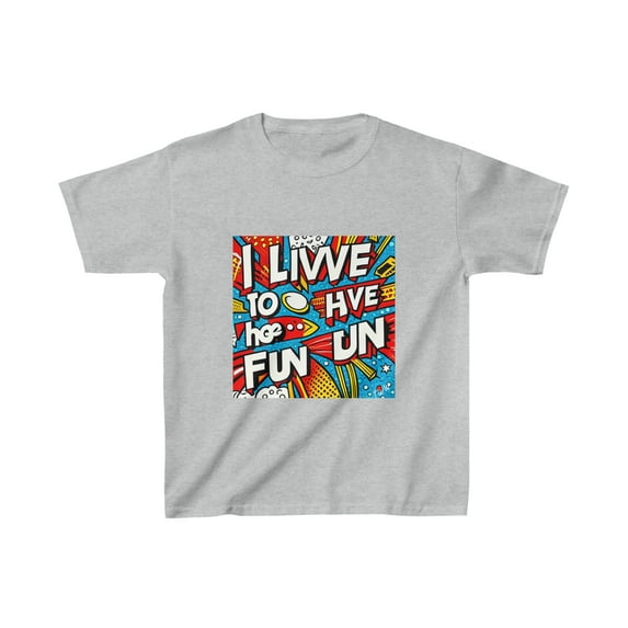 IL2HF (I Live To Have Fun) Kids Heavy Cotton™ T-Shirt by TWW (XS - XL)