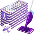 thumbnail image 1 of ILAVCLEAN 7 Pcs Reusable Mop Pads for SwifferWet Jet Refills, Replacement Dry Wet Mopping Pads Floor Cleaning for All Kinds of Floor Surface, 1 of 7