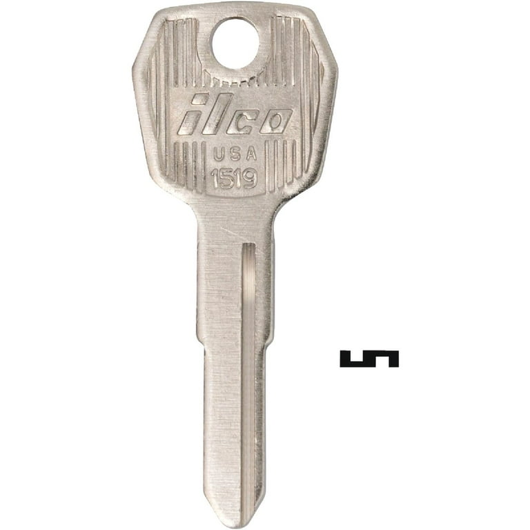 ILCO 1519 KOMATSU / MITSUBISHI Forklift Key Blank (10-Pack 