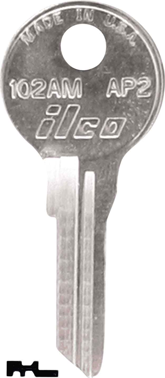 ILCO APS File Cabinet Key - Pack of 2 — Heavy-Duty Construction ...