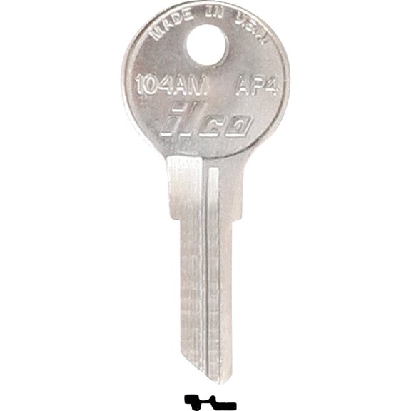 ILCO APS File Cabinet Key - Single Pack