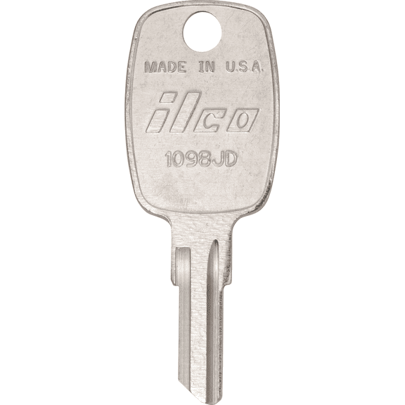ILCO Brass Tractor Key Blank - Pack of 12 Residential Use, Standard Application