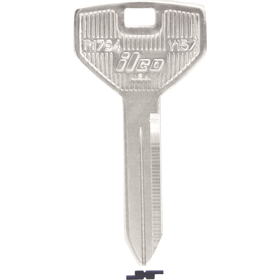 ILCO CHRYSLER Automotive Key - Pack of 2 Residential Use, Standard Application