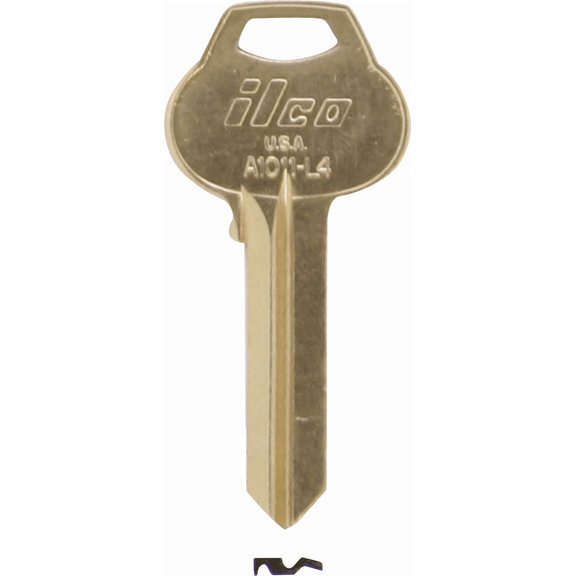 ILCO CORBIN File Cabinet Key - Pack of 4 Heavy-Duty Construction, Professional Use