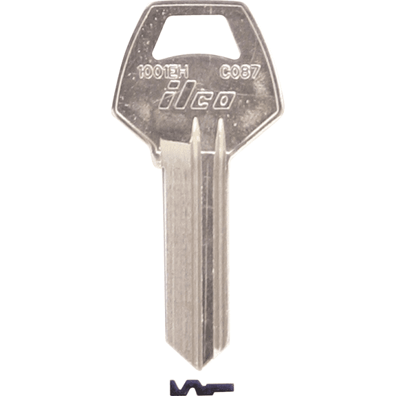 ILCO CORBIN House Key - Single Pack Home & Garage Storage, Stackable Design