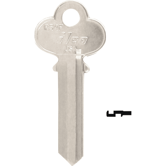 ILCO Canada Post/Dominion Lock Key Blank - Single Pack  ADA-Compliant Wall-Mount, Concealed-Screw Install