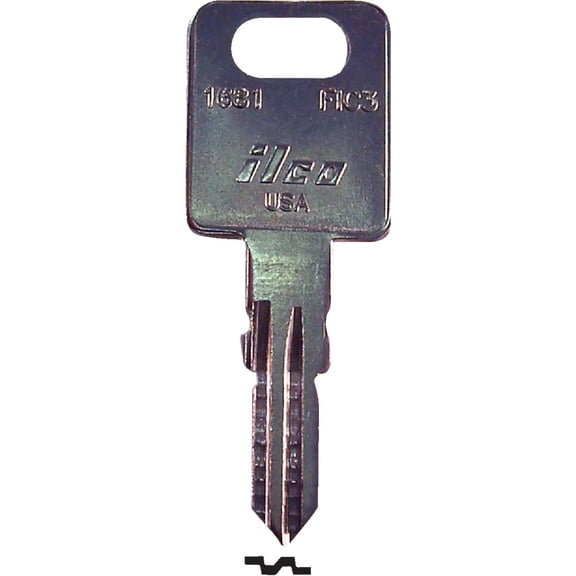 ILCO FIC3 RV Key Blank - Pack of 12