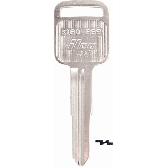 ILCO GM Automotive Key - Single Pack Residential Use, Standard Application
