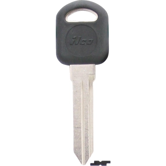 Kaba Ilco Corp. Chip Key B97-PT5 EZ Clone Nickel Plated - Easy Installation - Black