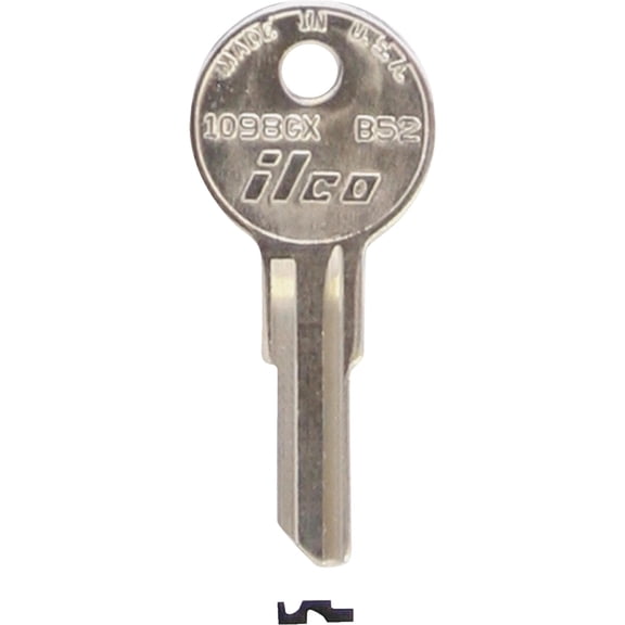 Ilco 1098GX Gas Cap B52 Key Blanks Bag of 10