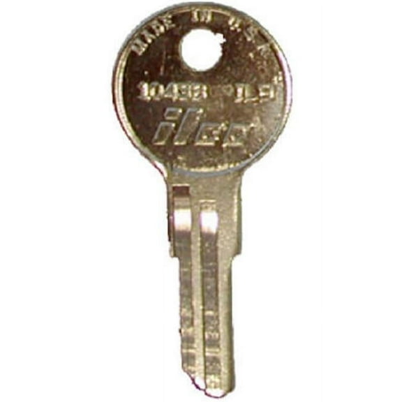 ILCO Illinois Nickel Plated File Cabinet Key IL9 / 1043B (10-Pack) IAL00302622