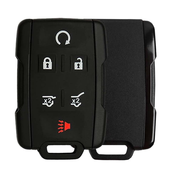 AKS KEYS Replacement for Chevrolet Keyless Entry 6 Buttons Fob FCC# M3N32337100 Part No. 13577766 / 84540864