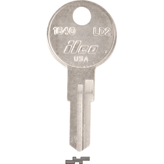 ILCO LARSON Storm Door Key - Pack of 2 Residential Use, Standard Application