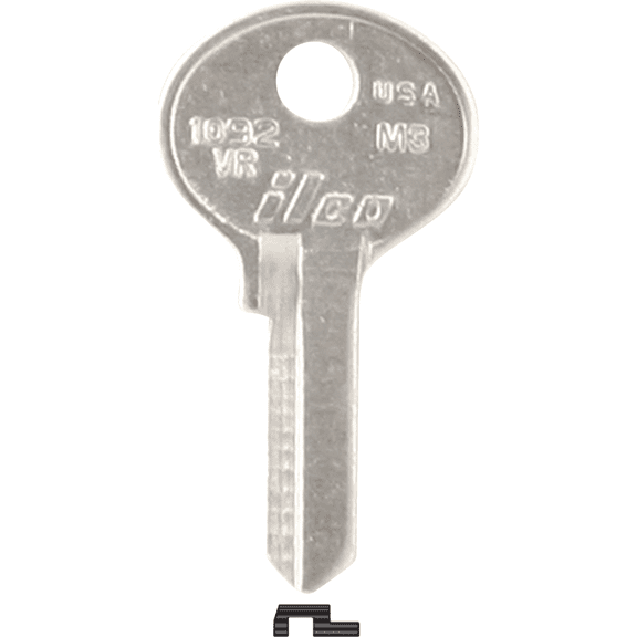 ILCO MASTER Padlock Key - Single Pack Residential Use, Standard Application