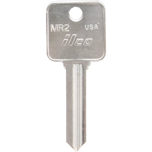 ILCO Metal-Rousseau Nickel Plated Automotive Key, MR2 - Single Pack