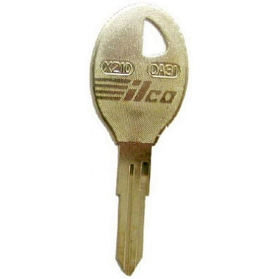 ILCO Nissan Nickel Plated Automotive Key, DA31 / X210 (10-Pack) IAF01327001