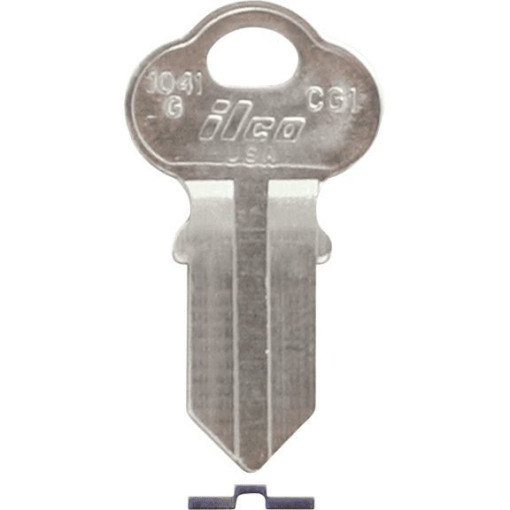 ILCO OMC Motor General Use Key - Single Pack Residential Use, Standard Application