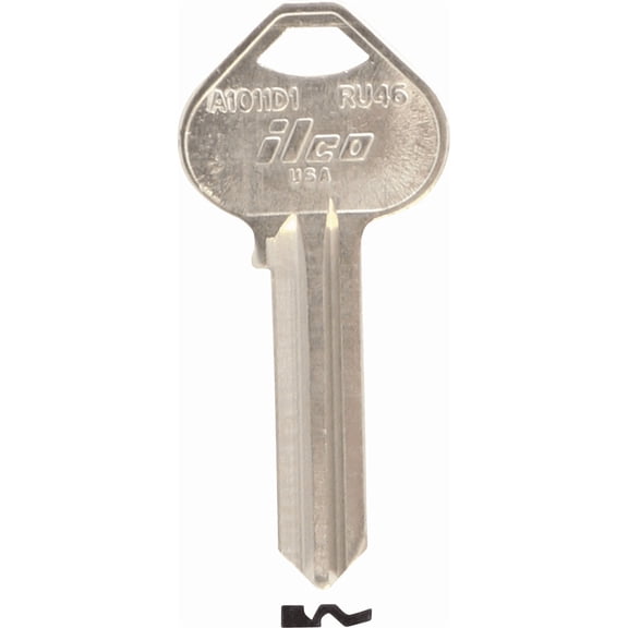 ILCO Russwin File Cabinet Key - Pack of 4  Heavy-Duty Construction, Professional Use