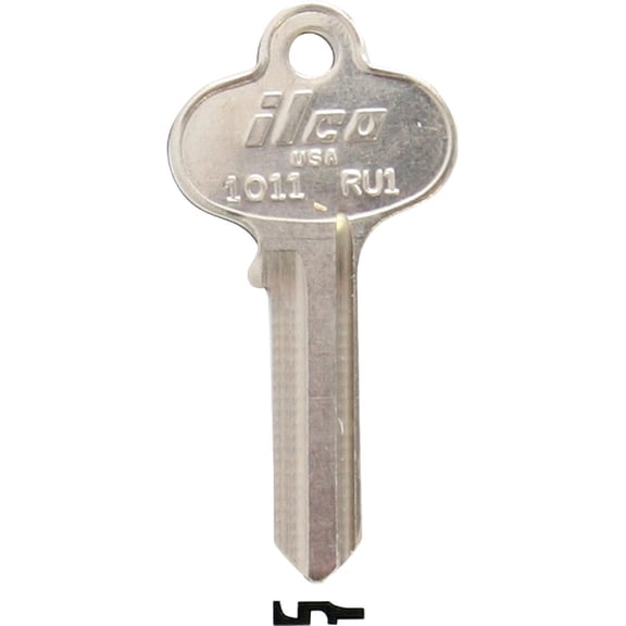 Ilco 1011 Russwin RU1 Key Blanks Bag of 10