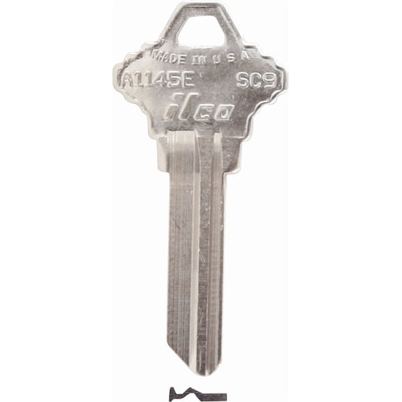 ILCO SCHLAGE House Key - Single Pack  Residential Use, Standard Application