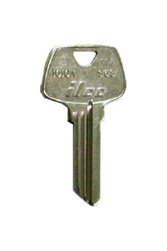 House Key Blank S68/1010N - Nickel-Plated, Licensed House Key - 10 Pack