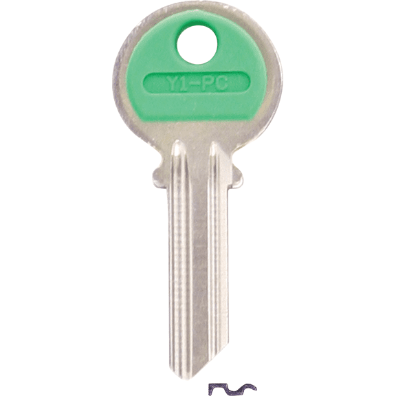 ILCO Product - ILCO YALE Design Decorative House Key - Pack of 12 Residential Use, Standard Application