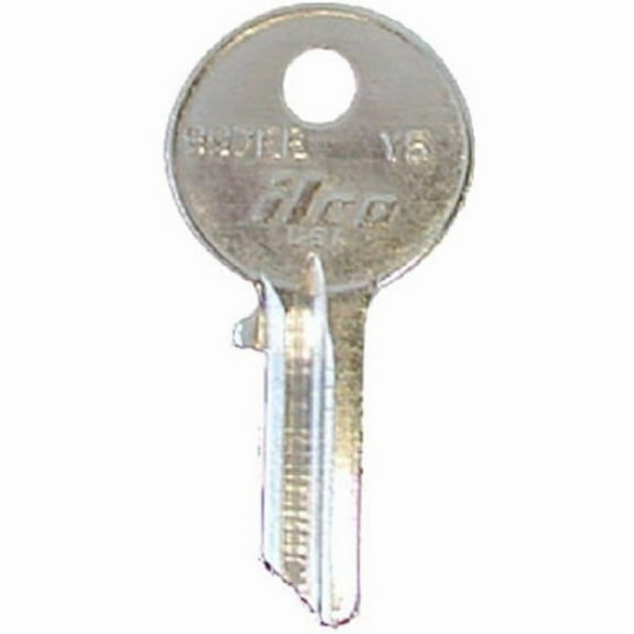 Kaba Standard House Key Y5 - Nickel-Plated Brass - 10 Pack