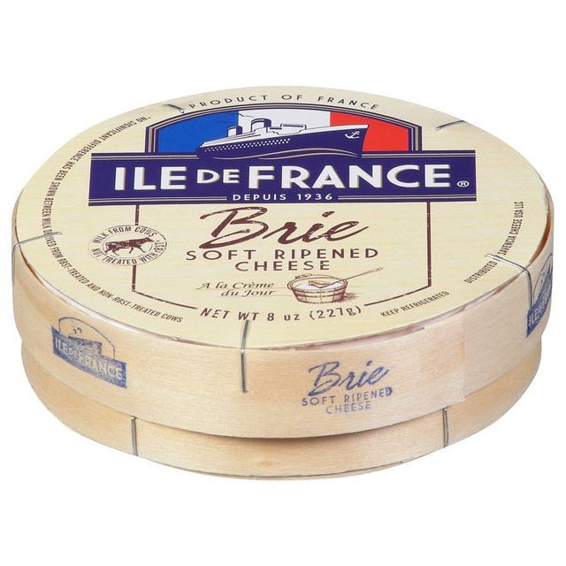 ILE DE FRANCE CHEESE BRIE SOFT RIPE 8 OZ Pack of 6