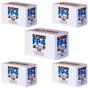 ILFORD FP4 PLUS 125 BLACK AND WHITE FILM 35MM 36EXP Pack of 5