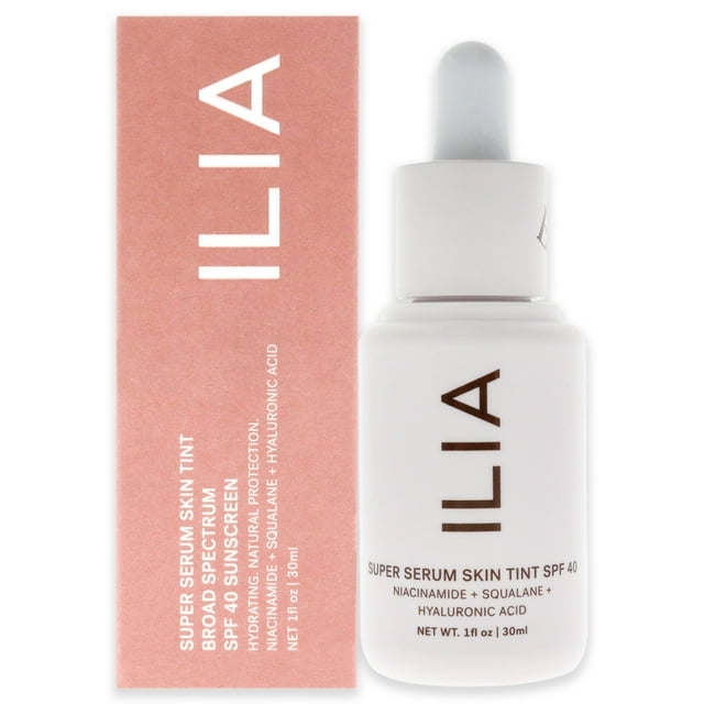 ILIA Beauty Super Serum Skin Tint Foundation SPF 40 - ST11.5 Morgat, 1 oz Foundation